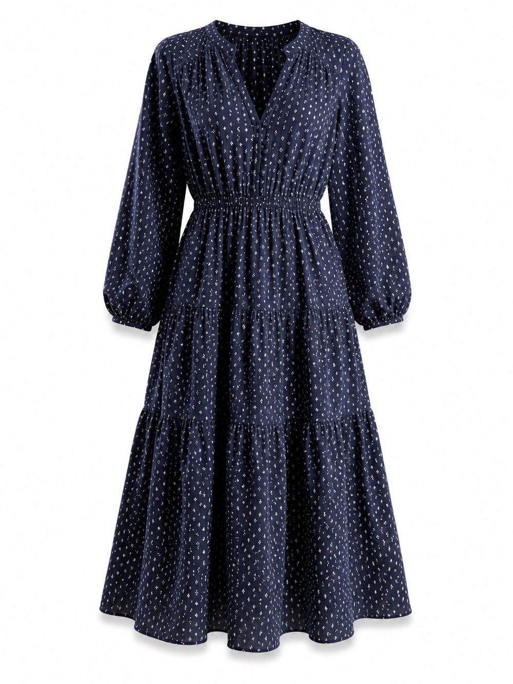 Madewell Mariette Tiered Midi Dress